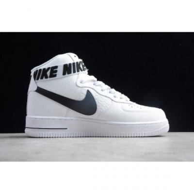 Nike Air Force 1 High '07 Beyaz / Siyah Kaykay Ayakkabı Türkiye - 7VJQC9CY